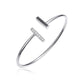 Women’s Titanium Steel Round Bracelet for Anniversary and Celebration - titanium steel