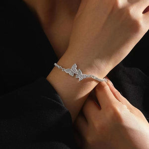 Women’s Versatile Diamond Studded Butterfly Bracelet - Women’s Diamond Studded Butterfly Bracelet Online