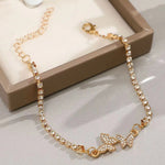 Diamond Studded Butterfly Bracelet for Women Wedding and Couple Style - Women’s Online diamond studded butterfly
