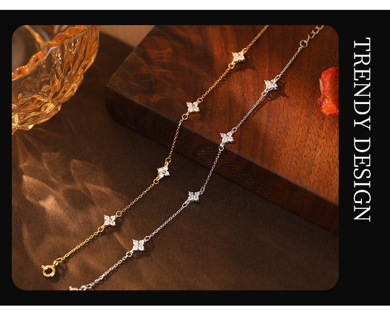 Women’s Versatile Sky Star Zircon Bracelet - Women’s Versatile Sky Star Zircon Bracelet in Gold