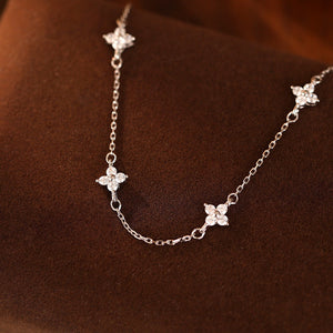 Versatile Sky Star Zircon Bracelet in White and Yellow Gold for Women - Women’s versatile sky star zircon bracelet