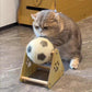 Wood Sisal Cat Scratching Ball Toy with Solid Base for Claw Grinding - Teleplus wood sisal