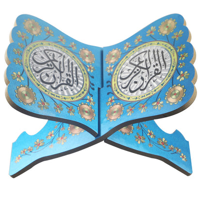 Wooden Gurban Festival Prayer Bookcase Ornament Handmade Craft Pendant - Teleplus wooden gurban festival prayer