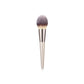 Wooden Handle Makeup Brush Set with Champagne Gold Handles - Crafty Looks wooden handle makeup brush champagne gold