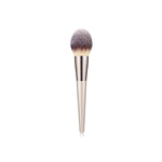 Wooden Handle Makeup Brush Set with Champagne Gold Handles - Crafty Looks wooden handle makeup brush champagne gold