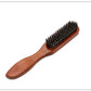 Wooden Handle Pig Bristle Beard Brush for Hair and Styling - wooden handle pig bristle brush broken hair