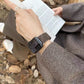 Woolen Leather Strap Straight Interface - Woolen Leather Strap Straight Interface for Watches