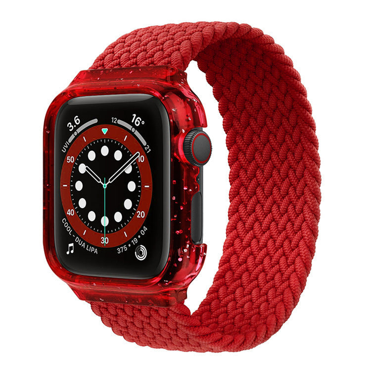 Woven PC one-piece frame watchband protective cover - Woven PC One-Piece Frame Watchband Protective Cover