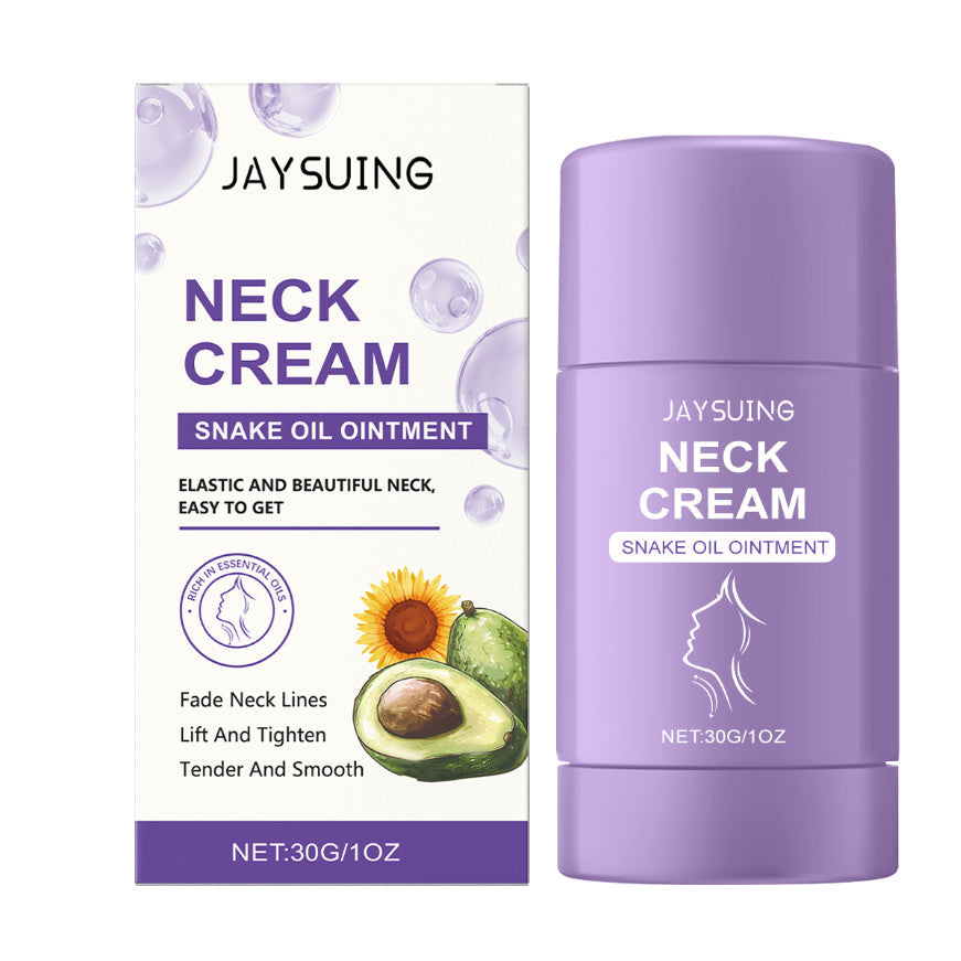 Wrinkle Reducing Neck Care Stick with Glycerin Vitamin E and Snake Oil - wrinkle reducing neck care stick