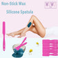 WUWUVISTA Non-stick Wax Silicone Spatula Hair Removal Accessories Easy To Clean And Reusable Large Area Hair Removal