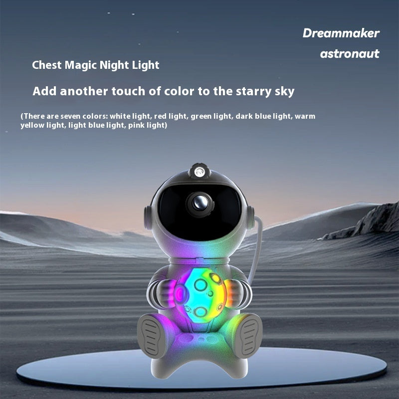 XINGX Rocket Spaceman Bluetooth Night Light with Astronaut Projection Lamp - xingx rocket spaceman bluetooth astronaut