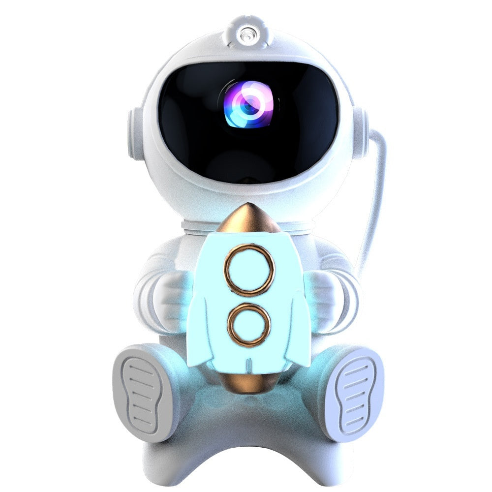 XINGX Rocket Spaceman Bluetooth Night Light with Astronaut Projection Lamp - xingx rocket spaceman bluetooth astronaut