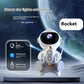 XINGX Rocket Spaceman Bluetooth Night Light with Astronaut Projection Lamp - xingx rocket spaceman bluetooth astronaut