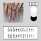 XINGX ZJ-08 Retro Plastic Packing Nail Plate for Rhinestone Patch Nails - Teleplus fashion rhinestone patch nails
