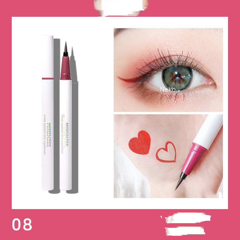 Xizhi Color Liquid Eyeliner in Fine Red Waterproof and Unique Shades - Extra Magic eyeliner xizhi color fine red