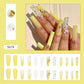 Yellow Butterfly Jelly Glue for Debris Nail Art and Shiny Diamond Embellishments - Teleplus debris nail art shiny