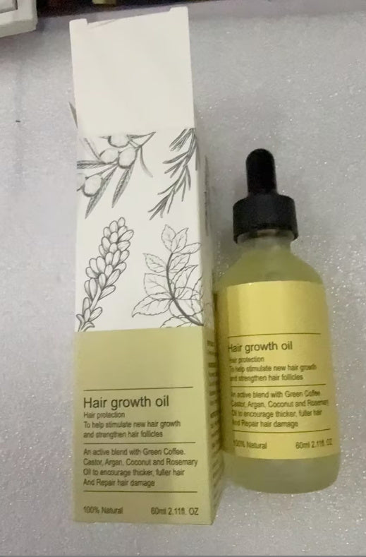 Yellow Hair Oil for Curly Care Essential 60ml Strong and Smooth - Teleplus hair care essential oil