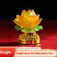 Yellow Lotus Lamp Buddha Flower Bud with Single Cup Chinese Style - for Home lotus lamp buddha