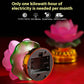 Yellow Lotus Lamp Buddha Flower Bud with Single Cup Chinese Style - for Home lotus lamp buddha
