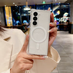 Zfold65 Transparent Magnetic Two-in-One Samsung Case with Affordable Luxury Style - Teleplus zfold65 transparent