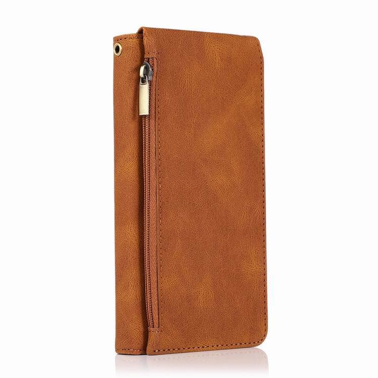 Zipper Bag Card Leather Case Wallet Mobile Phone Case - Zipper Bag Leather Case Stylish Mobile Phone Wallet