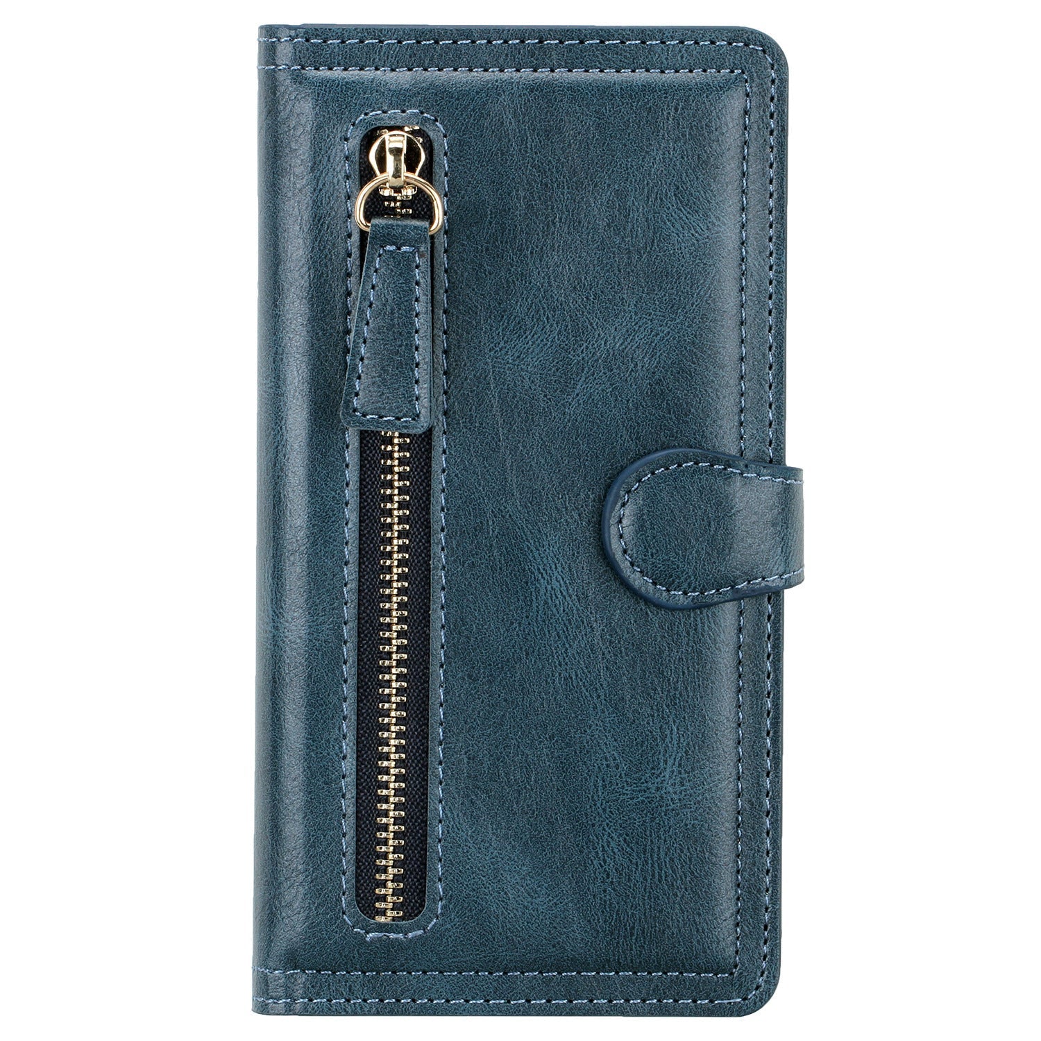 Zipper Buckle Leather Case Phone Case Sticker Wallet - Zipper Buckle Leather Case for iPhone Models