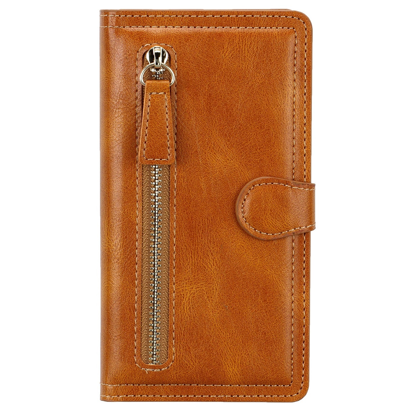 TPU Leather Case with Zipper Buckle for iPhone 6 7 8 Plus XS XR - Models zipper buckle leather case
