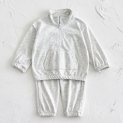 Cute Cotton Korean Style Pants for Toddler Girls in Various Colors - Hoodies Tiny Tykes Who Love to Zip and Zoom united