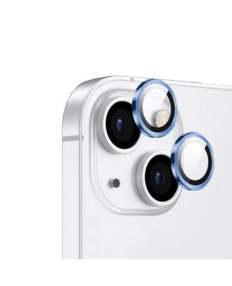 Apple iPhone 13 Mini Kamera Koruyucu Safir Cam Metal A Kalite İnce Slim CL12