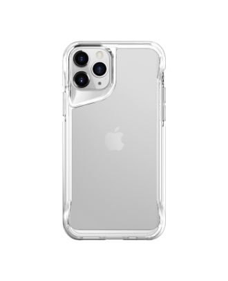 Apple iPhone 11 Pro Max Kılıf Lüx Transparan Şeffaf Pürüzsüz Sert Silikon