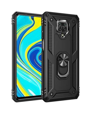 Xiaomi Redmi Note 9 Pro Case Tank Protection Vega Stand Ring Magnetic
