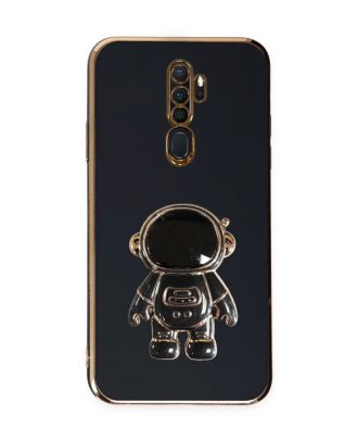 Oppo A9 2020 Hoesje Met Camera Bescherming Astronaut Patroon Stand Silicone