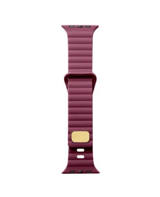 Apple Watch Series 8 Band van 45 mm, verstelbaar met siliconen metalen gesp KRD73