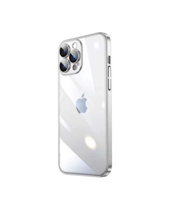 Apple iPhone 13 Pro Max Kılıf Vayt Sert Mika Kapak Slims Hassas Tuş
