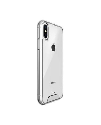 Apple iPhone X Kılıf Gard Nitro Şeffaf Sert Silikon