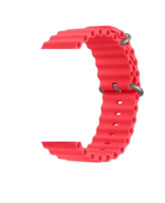 Apple Watch 4 5 38mm Band New Design Silicone HS05 Red