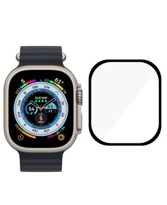 Apple Watch Ultra 49mm Ppma Ekran Koruma Siyah