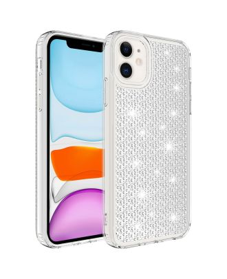 Apple iPhone 11 Case Shiny Snow Bling Airbag Silicone