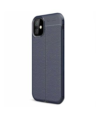 Apple iPhone 11 Case Niss Silicone Leather Look
