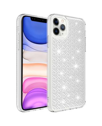 Apple iPhone 12 Pro Hoesje Glanzende Snow Bling Silicone met Airbag