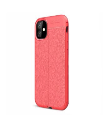 Apple iPhone 11 Pro Case Niss Silicone Leather Look+Nano Glass
