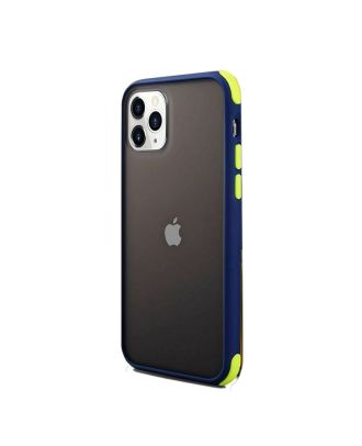 Apple iPhone 11 Pro Hoesje Kleurrijke bumper achterkant