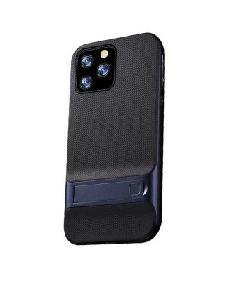 Apple iPhone 11 Pro Hoesje Stand TPU Siliconen Hoes+Nano Glas