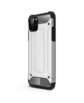 Apple iPhone 11 Pro Max Hoesje Crash Tank Dubbellaags + Nano Glas