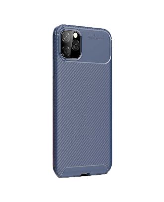 Apple iPhone 11 Pro Max Case Negro Carbon Design Silicone