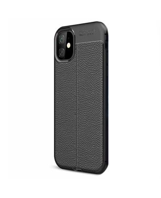 Apple iPhone 11 Pro Max Case Niss Silicone Leather Look