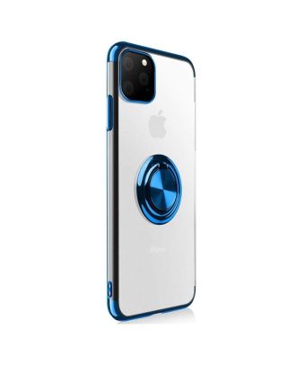 Apple iPhone 11 Pro Max Hoesje Gess Ring Magnetisch Siliconen + Nano Glas