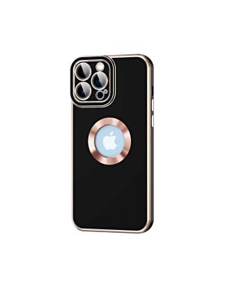 Apple iPhone 12 Pro Max Hoesje Siliconen met metalen ringgat