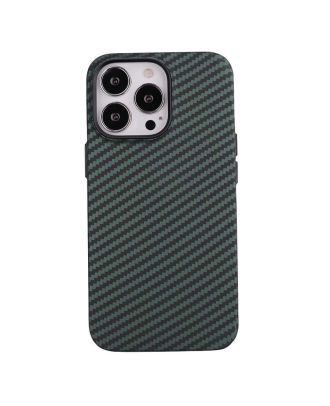 Apple iPhone 12 Pro Max Case Carbon Fiber Look Hard Cover