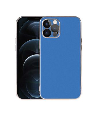 Apple iPhone 12 Pro Max Hoesje Vienna Edges Gekleurde Camera Protected Silicone